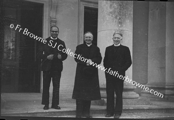 REV AUSTIN KELLEY S.J. WITH FR MAUAMA (GAO) AND FR DALY (CANADA) AND FR TYNDALL